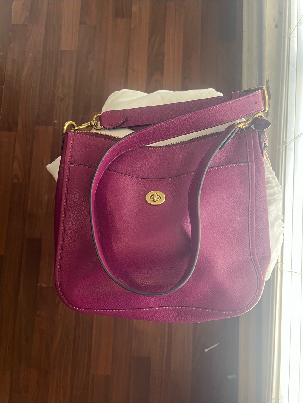 Coach Chaise Crossbody Bag plum/fushia